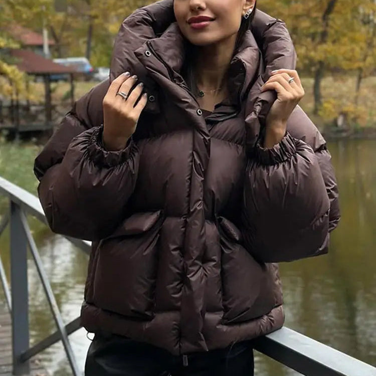 Jennifer Hooded Puffer Jacket 0