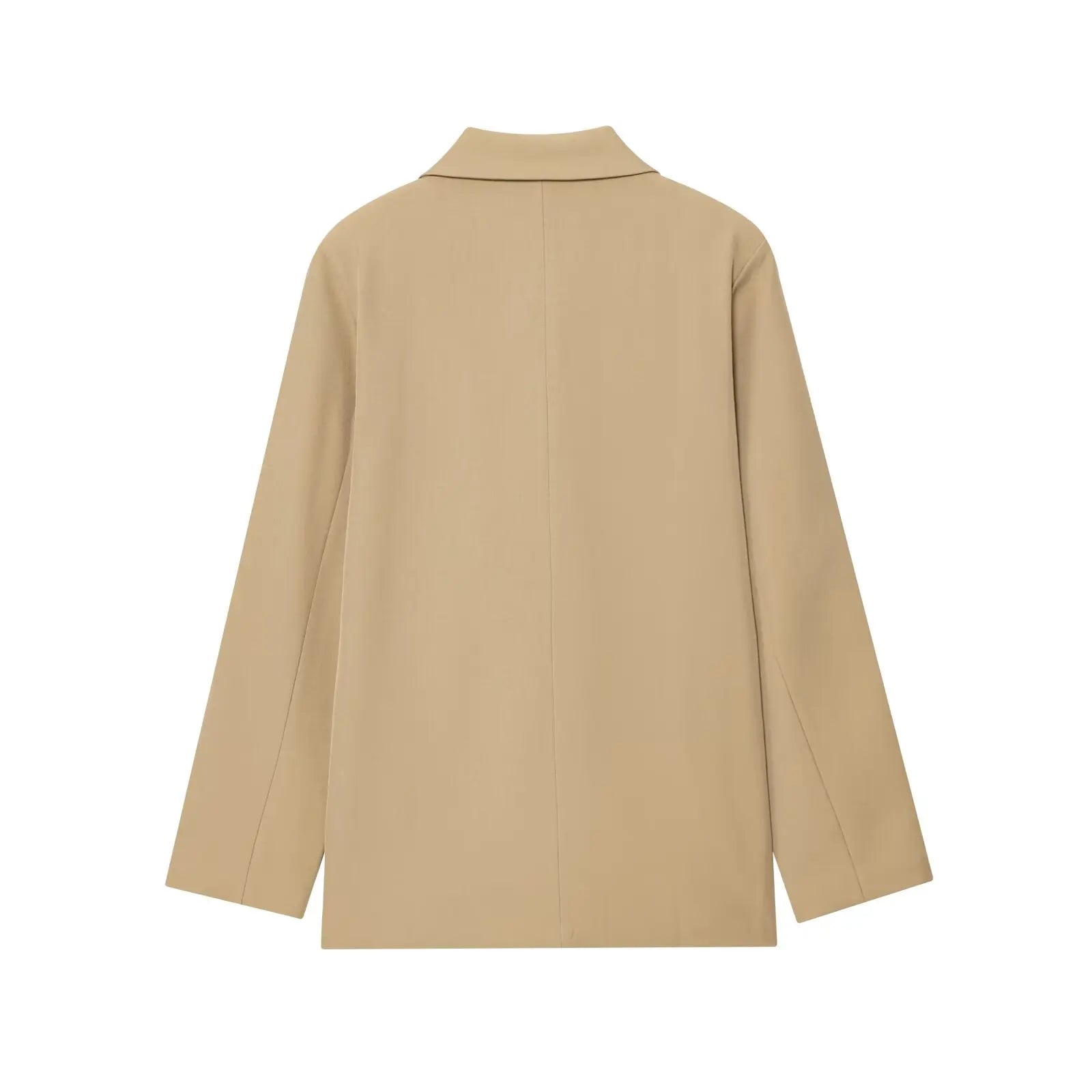 KONDALA Women's Black Blazer - Chic Autumn Office Jacket with Turn-Down Collar, Vintage Style 5