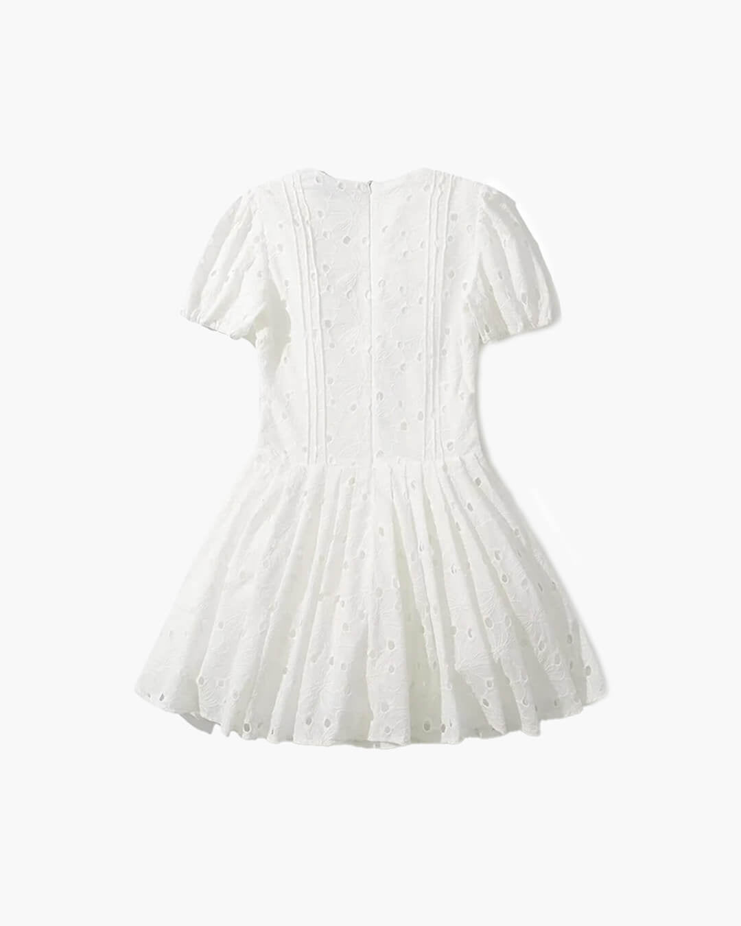 Shayne Puff Sleeve Embroidered Mini Dress 4