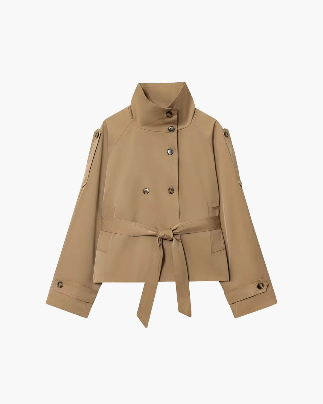 Soera Sofie Cropped Trench Coat