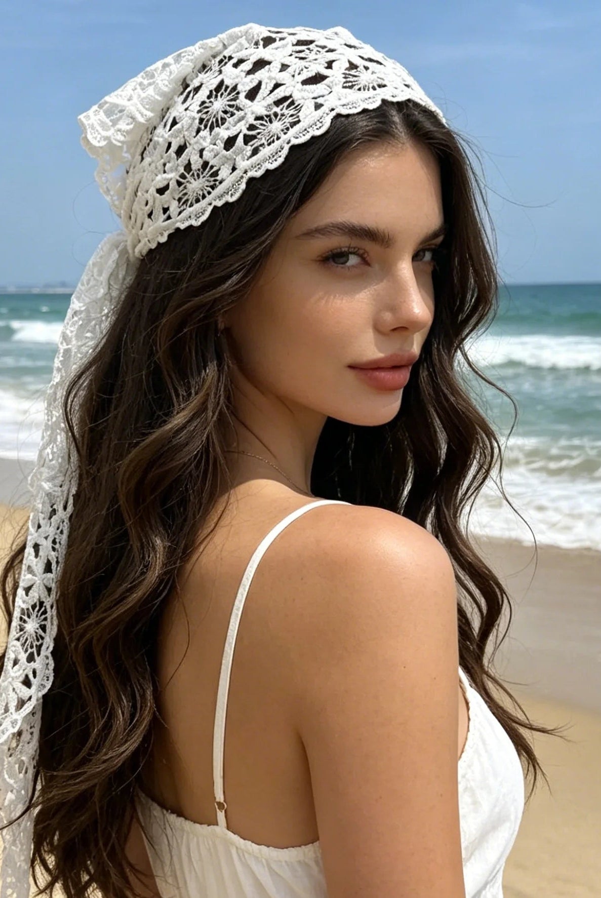 SOERA Celeste Bohemian Triangle Headscarf - Accessories -
