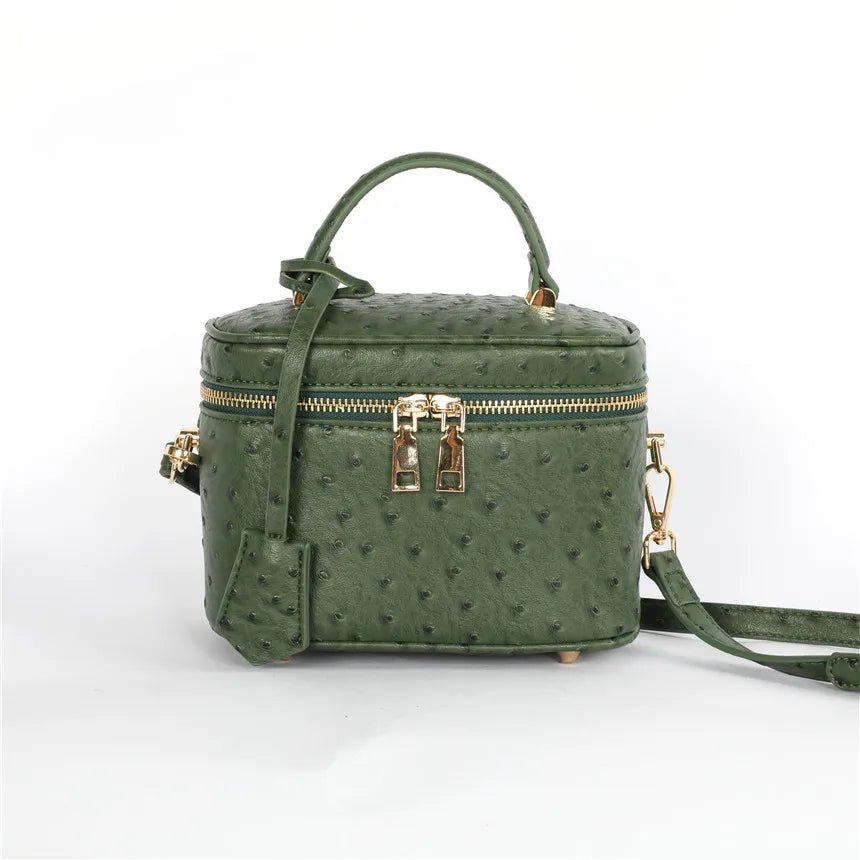 SOERA Delphine leather Box Bag - Bag - Green