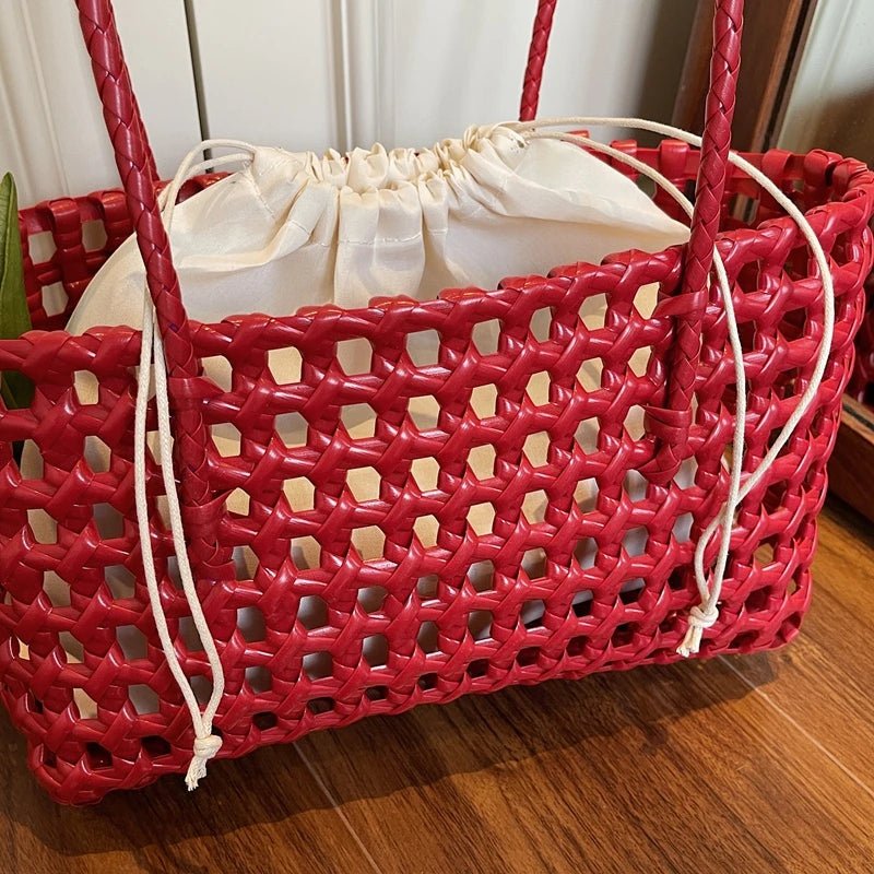 SOERA Sienna Hollowed Shoulder Tote - Bag - Claret