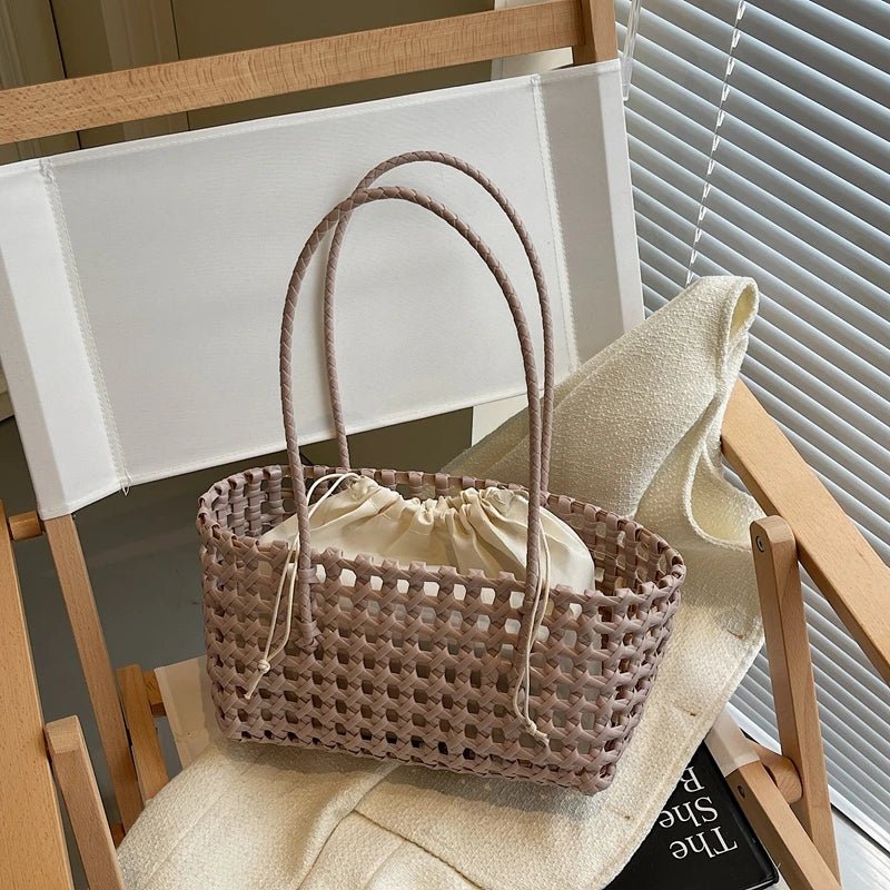 SOERA Sienna Hollowed Shoulder Tote - Bag - Claret