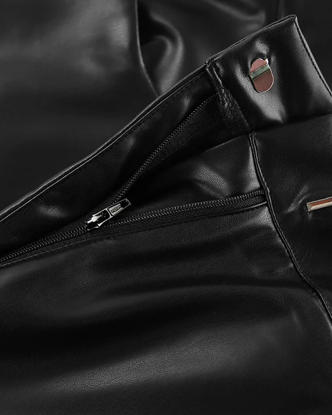 SOERA Ada Wide Leg Leather Pants - Bottoms - Ba1770383550816497182 S