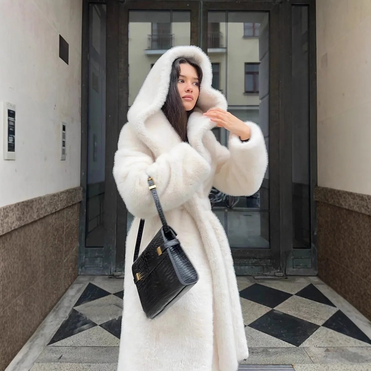 SOERA Chloe Hooded Long Coat - Coats & Jackets - 3256810008078456-;Oz1766554851680177907 White S