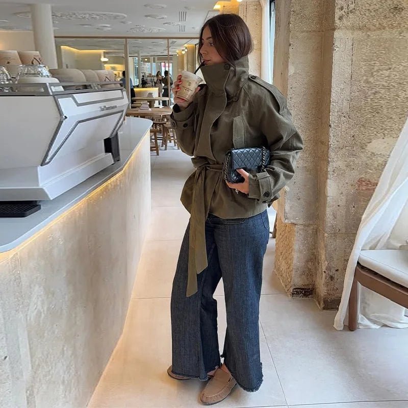 SOERA Noemi Belted Trench Coat - Coats & Jackets -