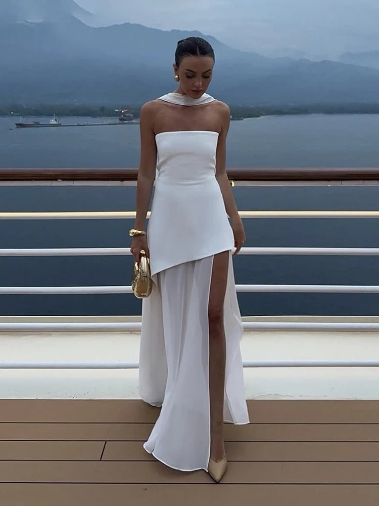 SOERA Astoria Strapless Bodice Maxi Dress - Dress - White S