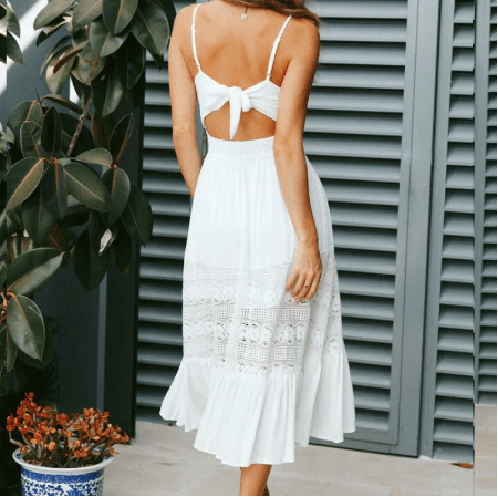 SOERA Elena Sleeveless Bohemian Long Sundress - Dress - XS