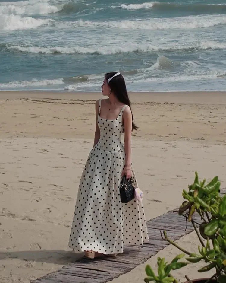 SOERA Jasmine Polka Dot Midi Dress - Dress - XS