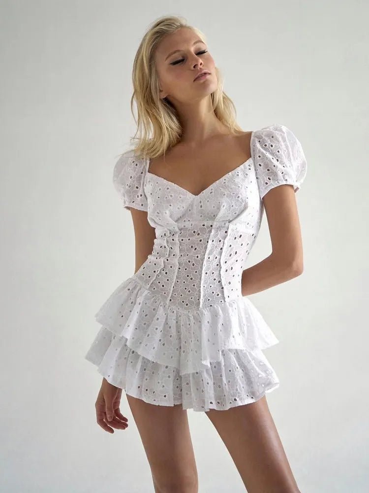 SOERA Sophia Elegance Corset Dress - Dress - White XS