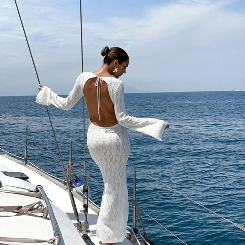 SOERA Vanessa Backless Knit Dress - Dress - SOERA-097603-DEF-OS-27685 L