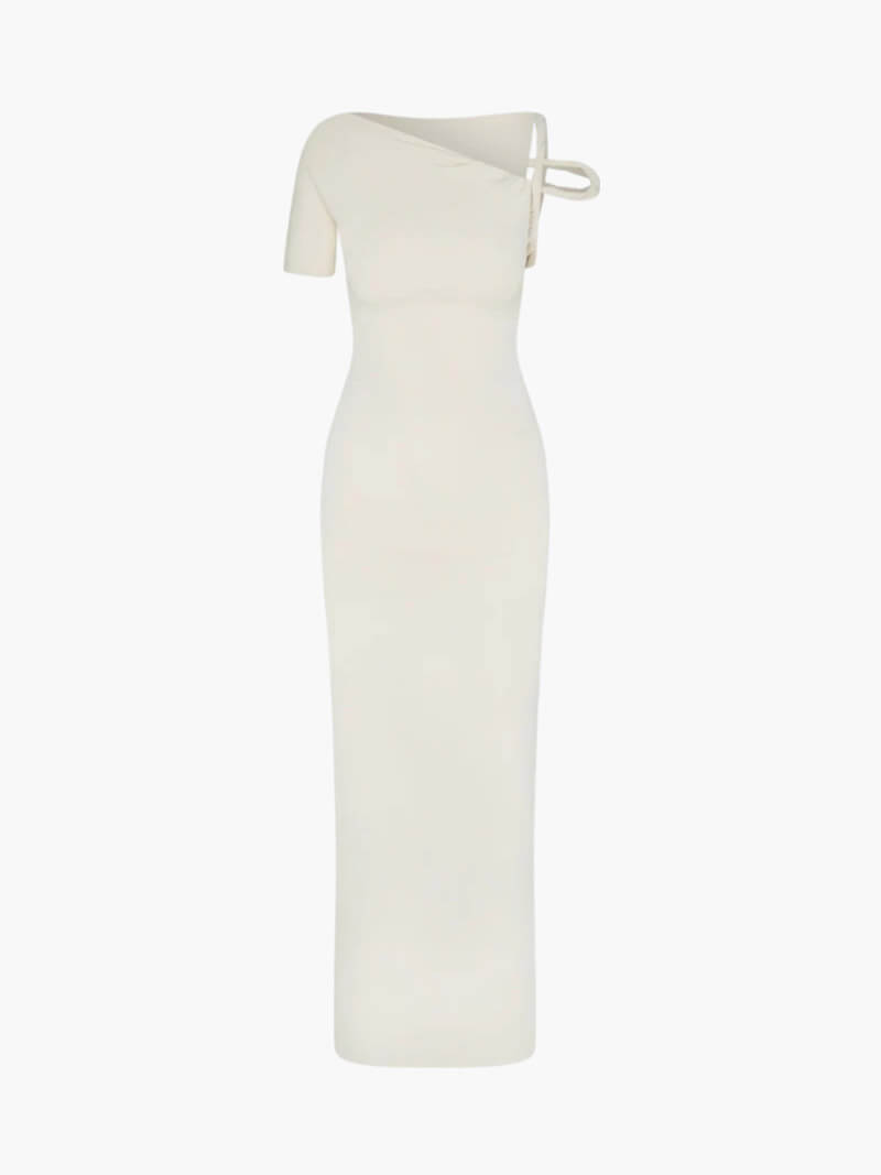 SOERA Kylie twisted maxi dress - Dresses - Soera-Naela-twisted-maxi-creme/S Creme S