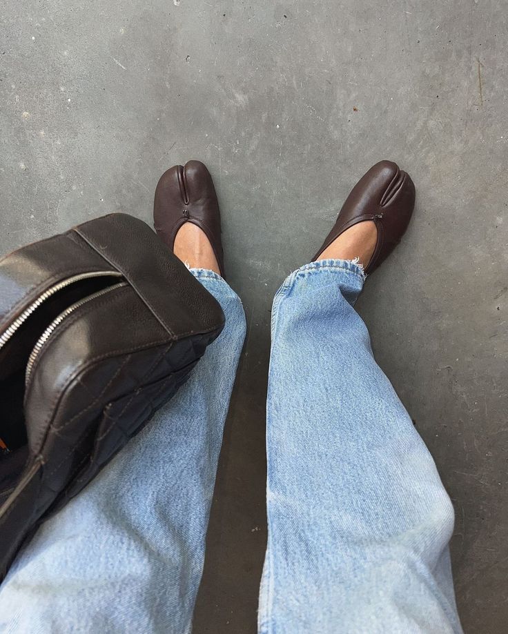 SOERA Elizabeth Split Toe Ballet Flats - Flats - 1005007476907322-;pr1770721238661364380 Brown 35