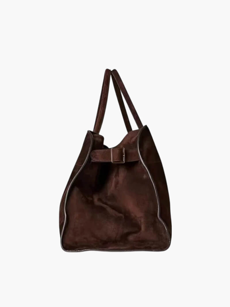 SOERA Henna Shopper Bag - Handbags - DBAD2-WK370001 Suede Brown