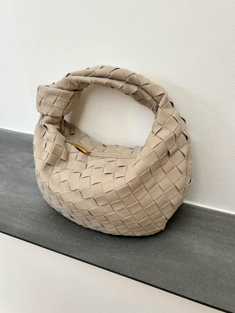 SOERA Woven Bag mini suede - Handbags - DBAD2-WK272006 Grey