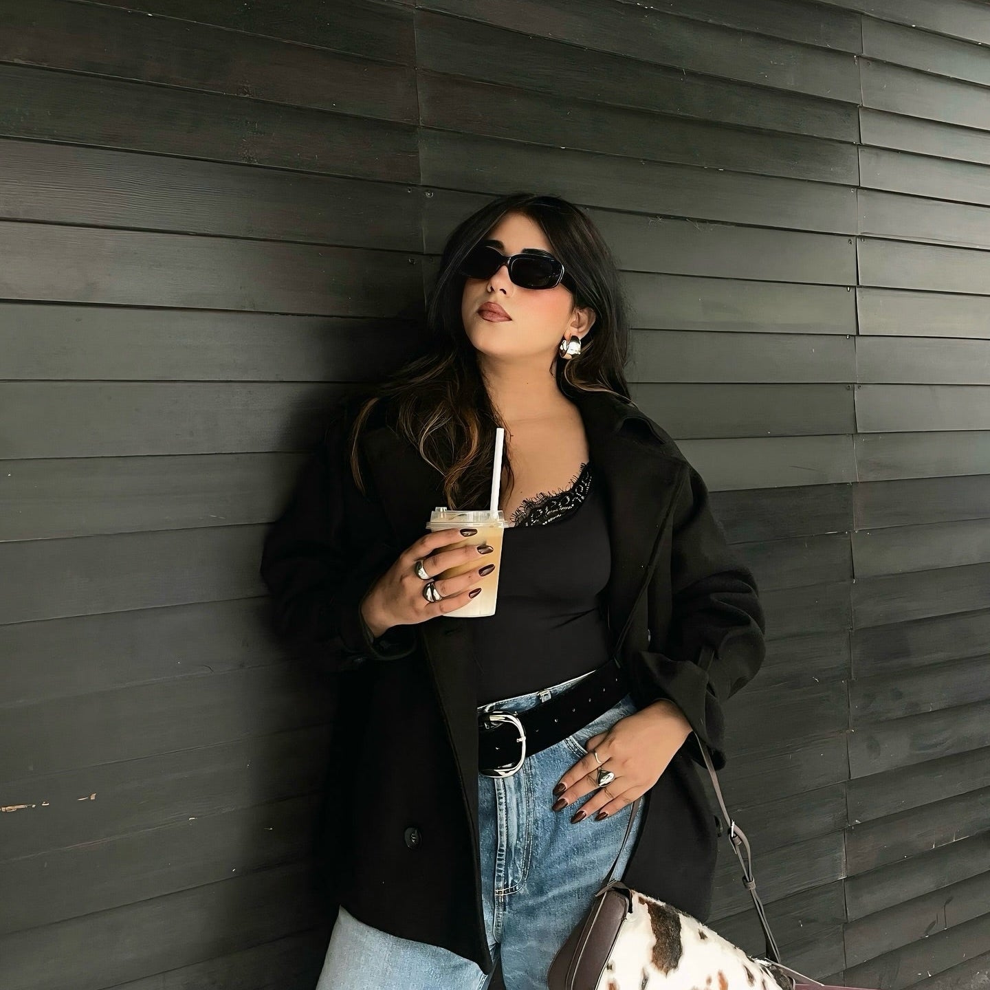 SOERA Alianna Belted Short Trench Coat - Jackets - 1005010525106371-;UI1773466489348697555 Black XS