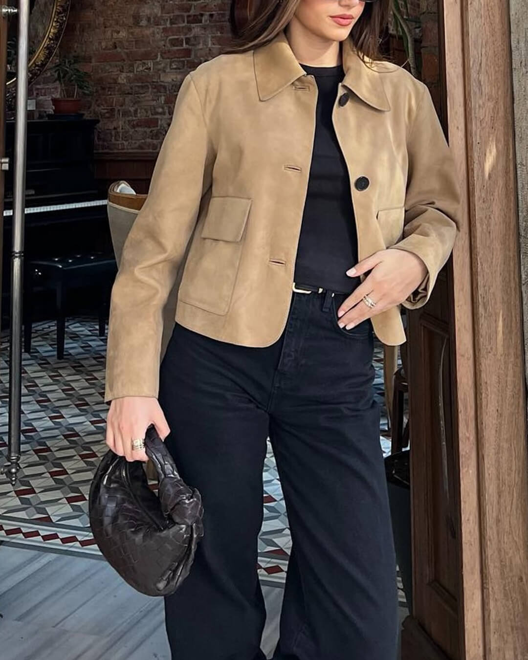 SOERA Elara Suede Jacket - jackets - 3256809599278105-;ZA1757549903450117435 Creme XS