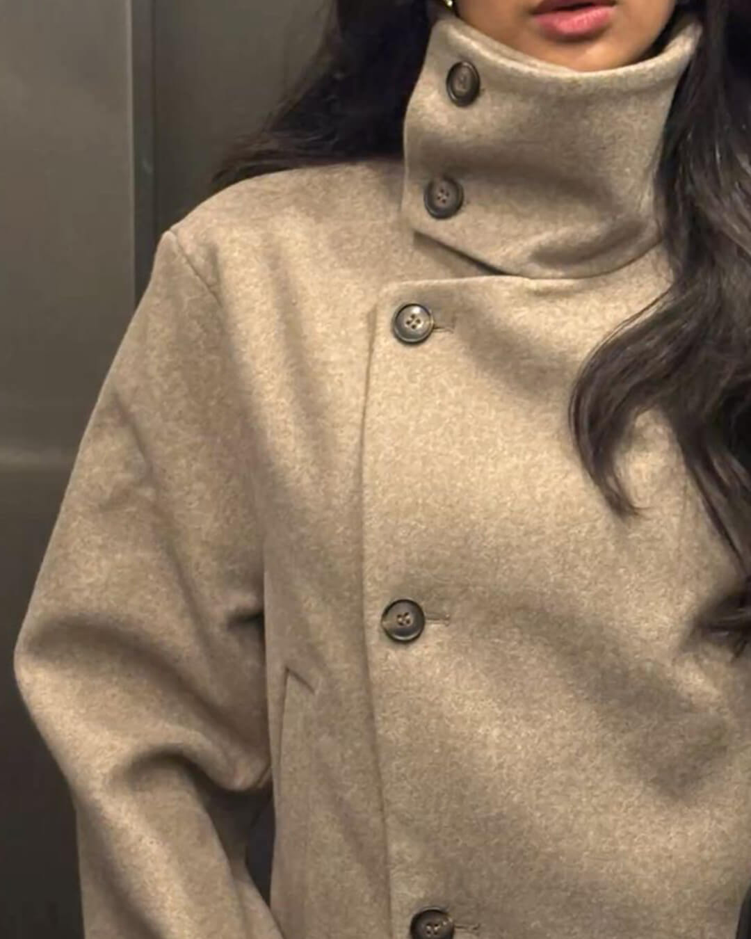 SOERA Ramona Jacket with Stand Collar - jackets - Beige L