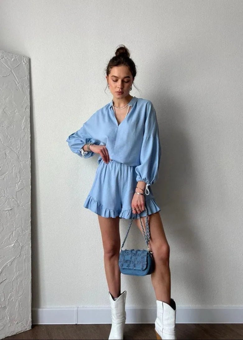 SOERA Celeste Azure Lounge Set - Matching Sets - Blue XL