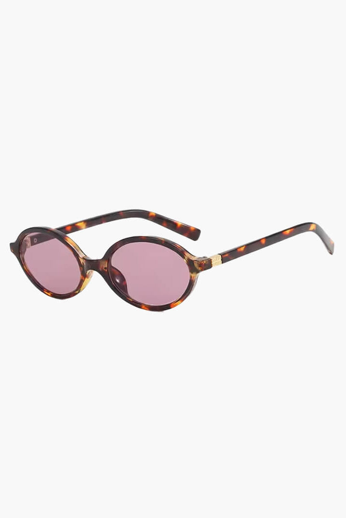 SOERA Clarence Oval Sunglasses - Sunglasses - DJED2-WK360010 Leopard Pink Regular