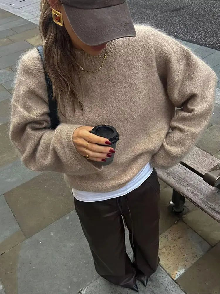 SOERA Blake Knit Sweater - Tops - 3256810007316475-;MT1764003583157614341 Grey S