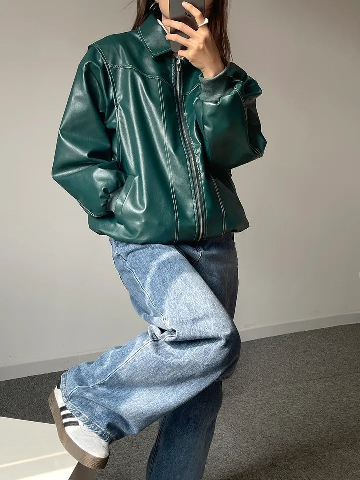 Brooke bomber zippé