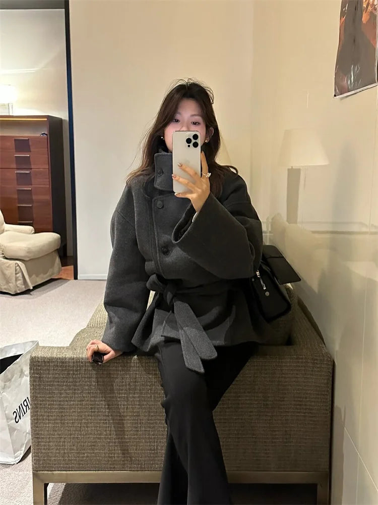 Charlize High Collar Coat 2