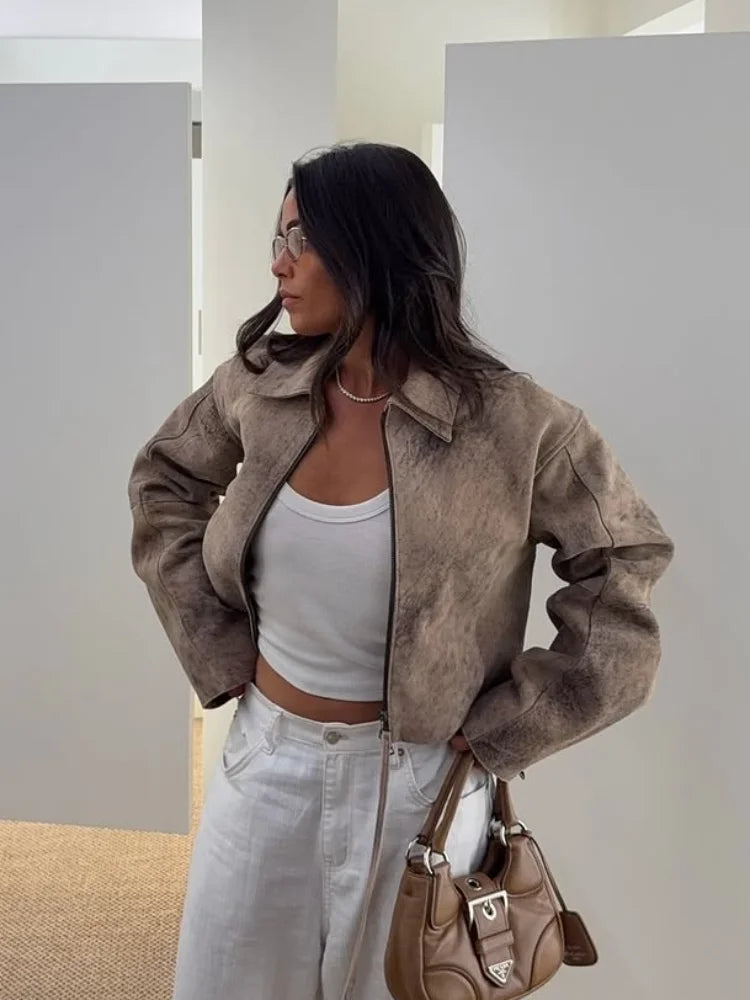 Ziva Tie-Dye Bomber Jacket