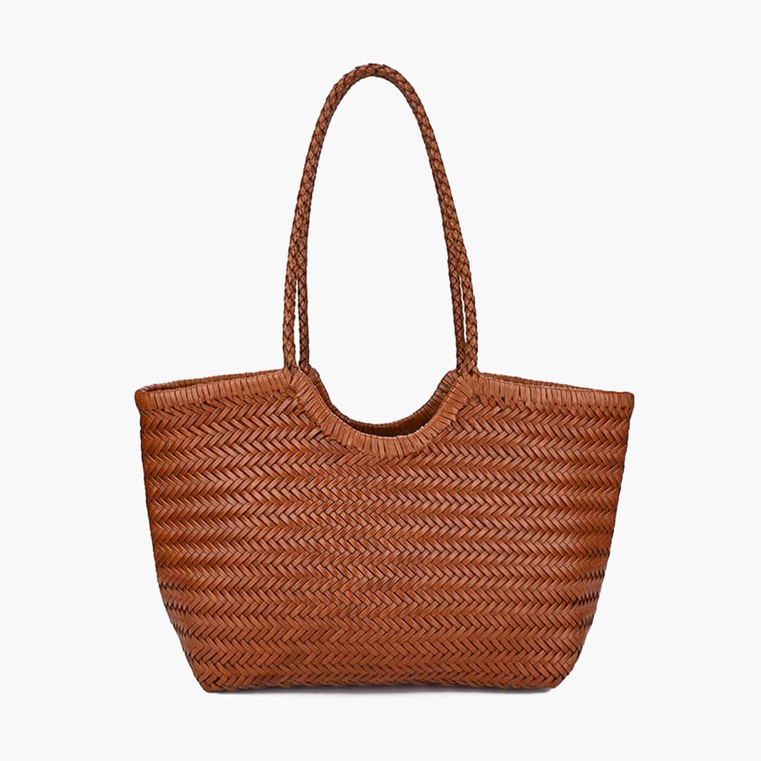 Sac Rica tressé en similicuir