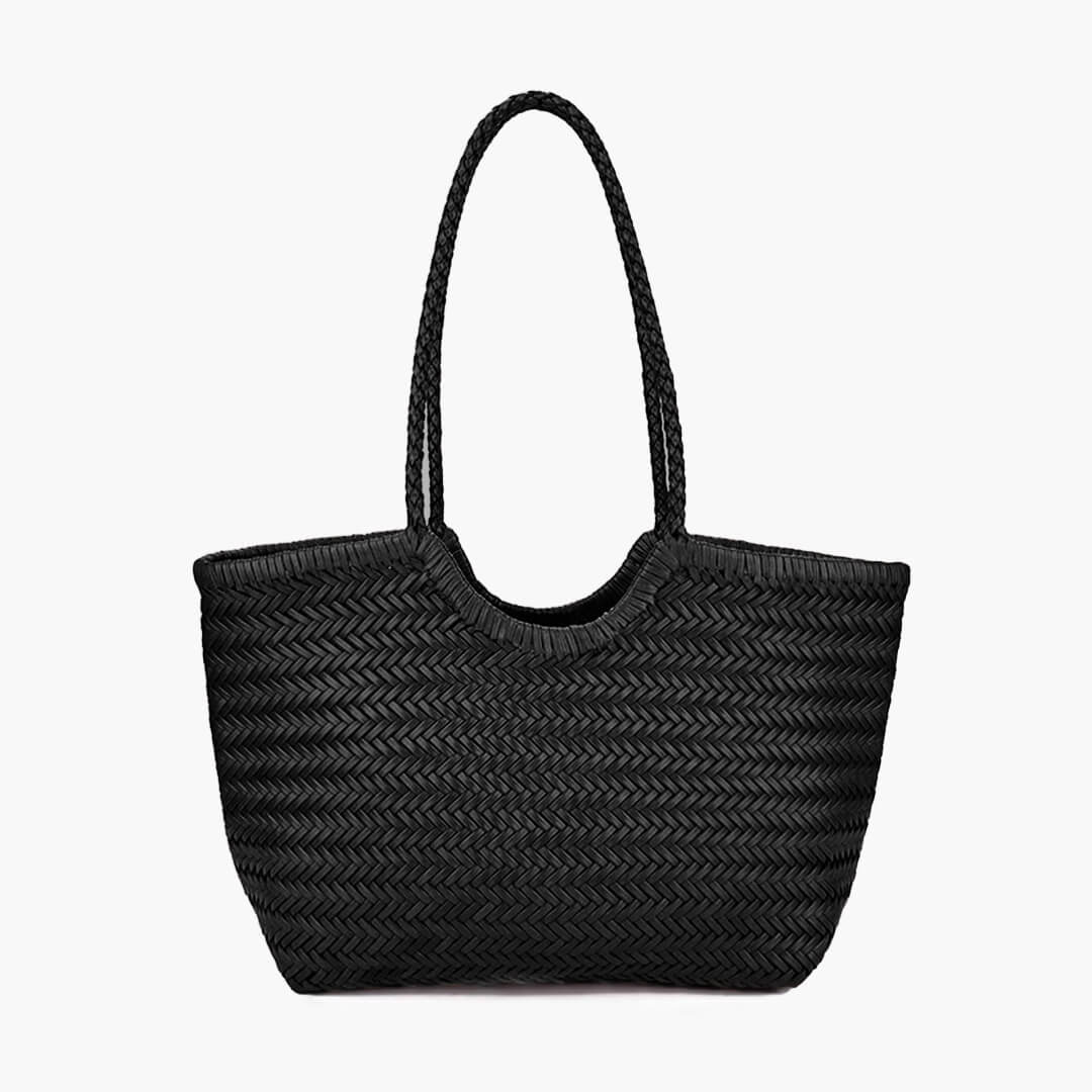 Sac Rica tressé en similicuir