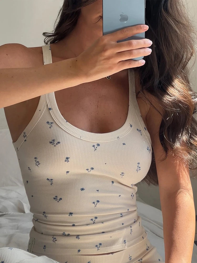 Sisterlinda Spring Junior Fashion Dot Backless Pants Suit K25S72558 for Girls - Slim Fit Casual Outfit 1