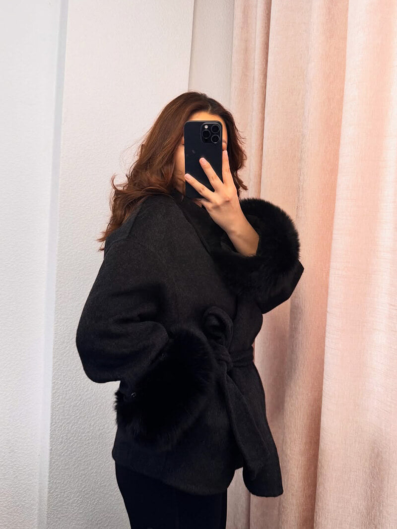 Grace Faux Fur Coat - SOERA Store