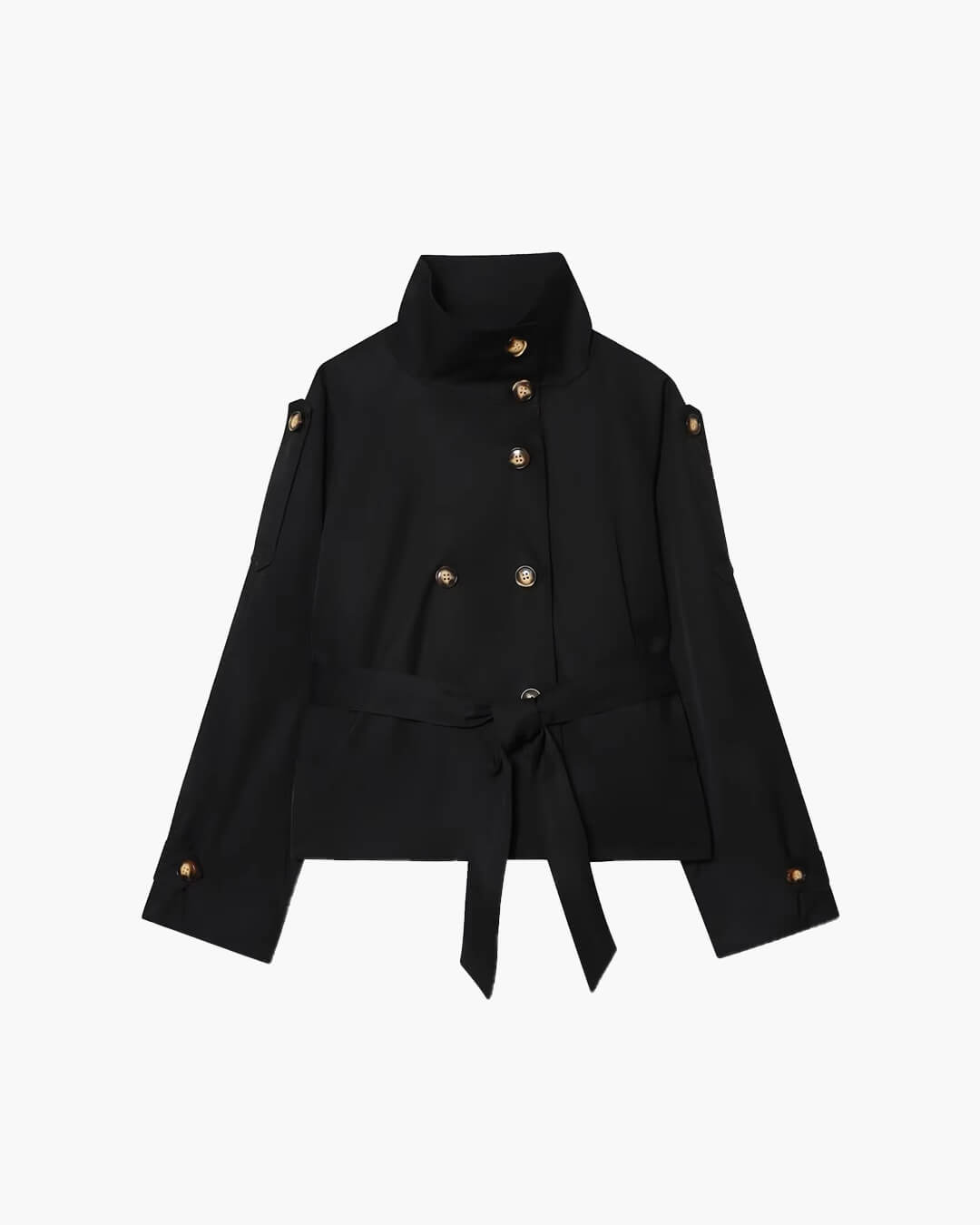 Soera Sofie Cropped Trench Coat3