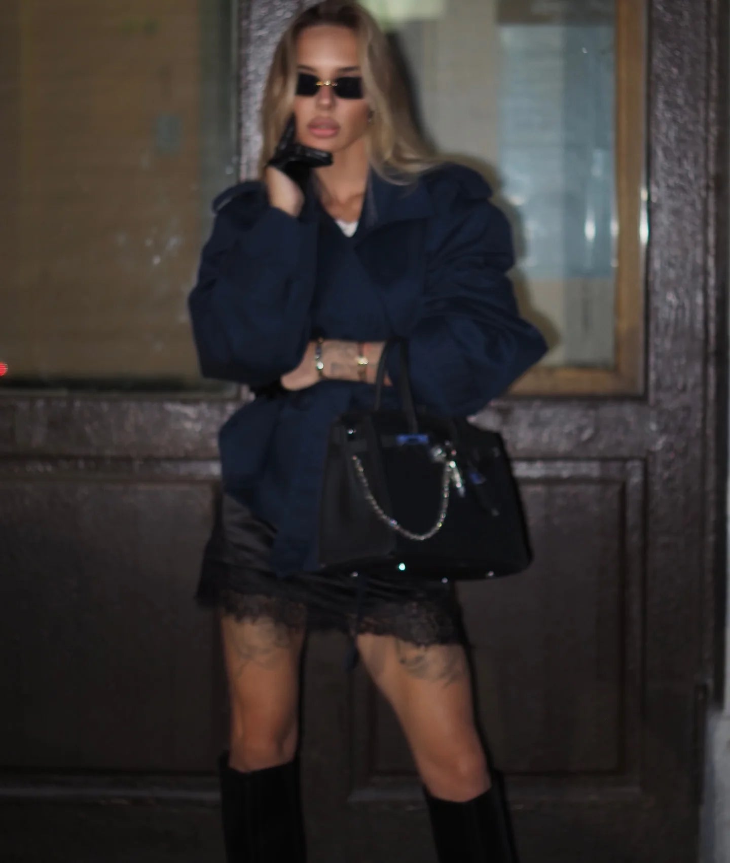 Solid Casual Short Trench Coat Women Belt Waist Cinching Lapel Button Long Sleeve Jacket 2026 New Lady High Street Outerwear 4