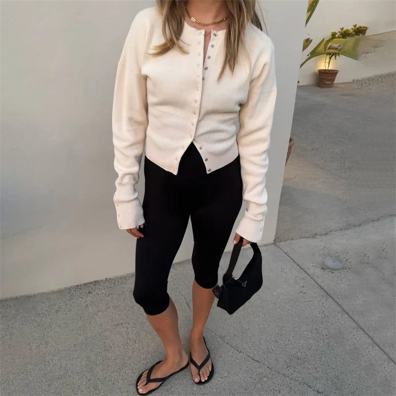 Women's Casual Solid Knit Cardigan Sweater - Lightweight Long Cardigan for Spring 3