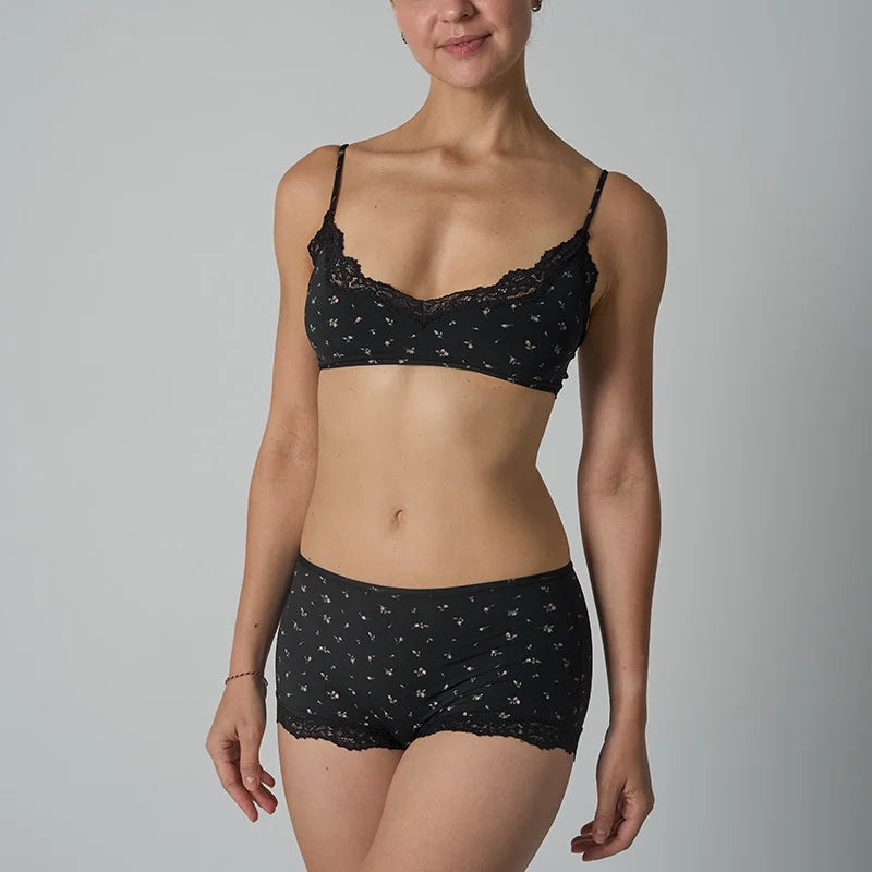 Women's Loungewear Pajama Set - Pink Lace Strap Tank Top & Comfortable Shorts for Women 14