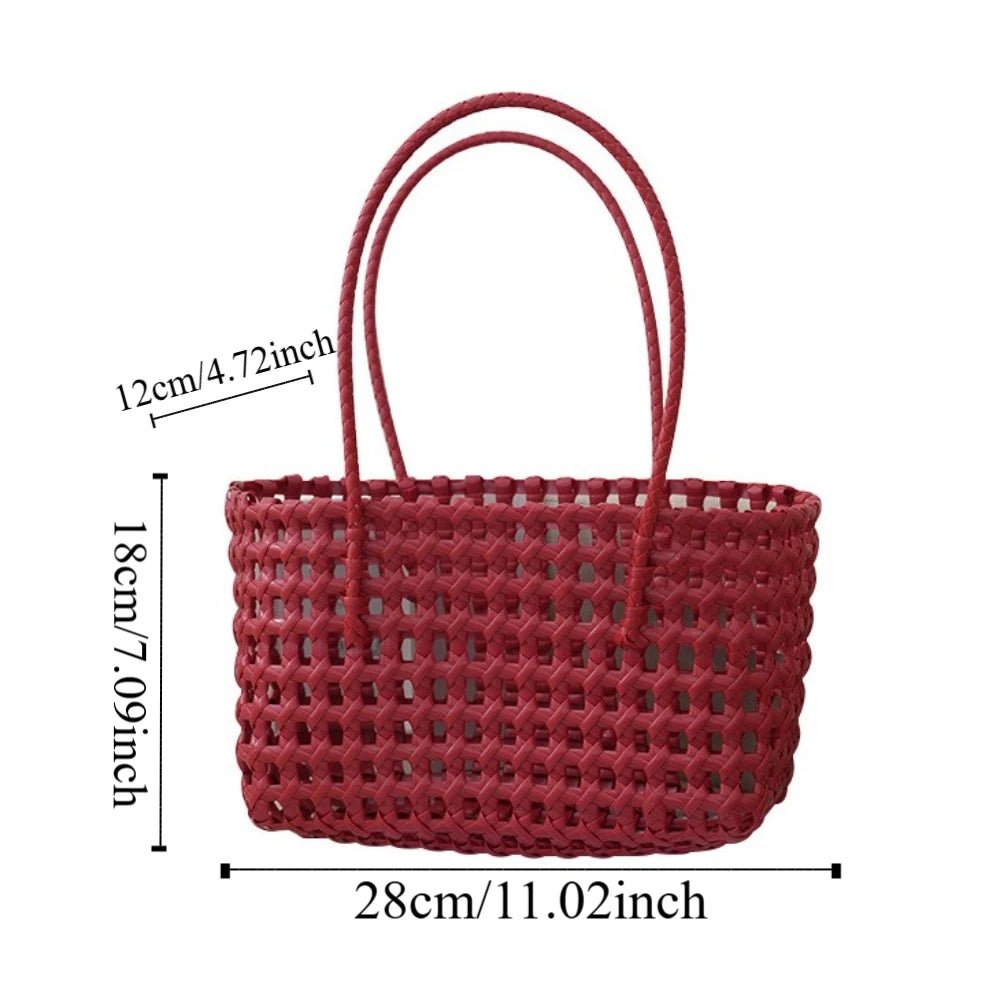SOERA Sienna Hollowed Shoulder Tote - Bag -  White
