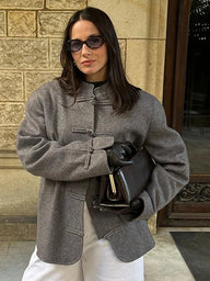 Veste Mandarin Avec Nœud Double-Face Gloria
