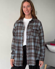 Chemise oversize à carreaux Melissa
