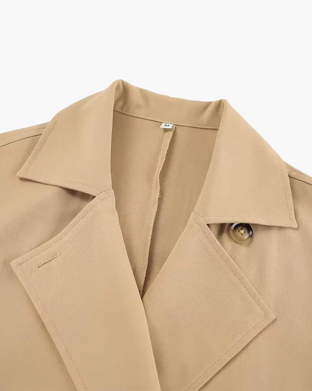 SOERA Melissa Classic Double Breasted Trench Coat - Coat - SOERA-332035-KHA-L-23395 Beige L