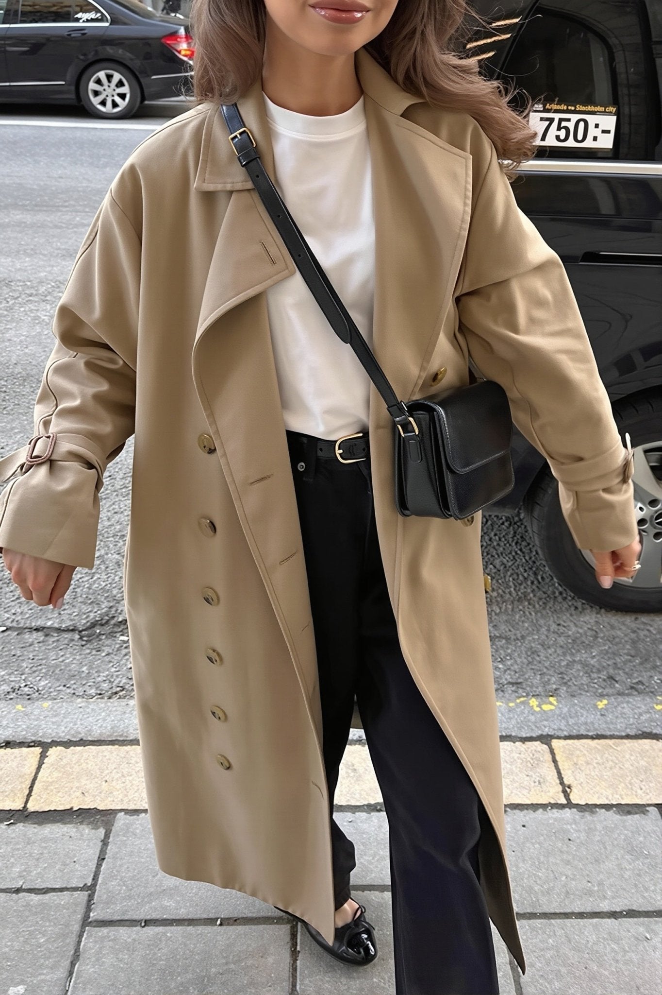 SOERA Melissa Classic Double Breasted Trench Coat - Coat - SOERA-332035-KHA-S-57859 Beige S