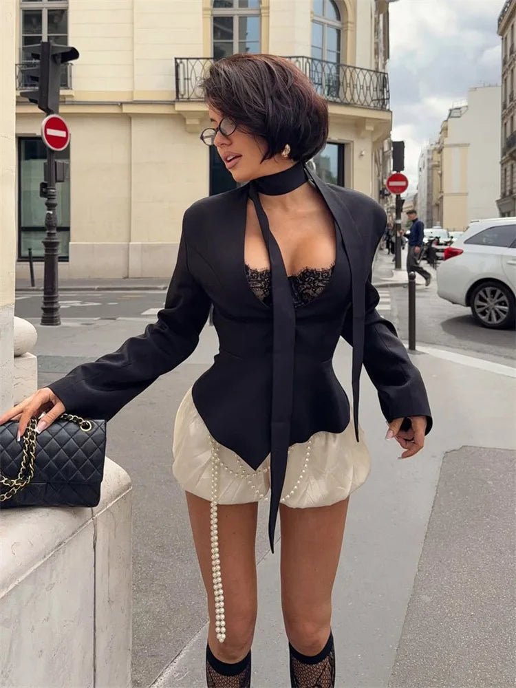SOERA Angelina Blazer - Coats & Jackets - 1005010034759358-;TZ1774012026330569181 Black S