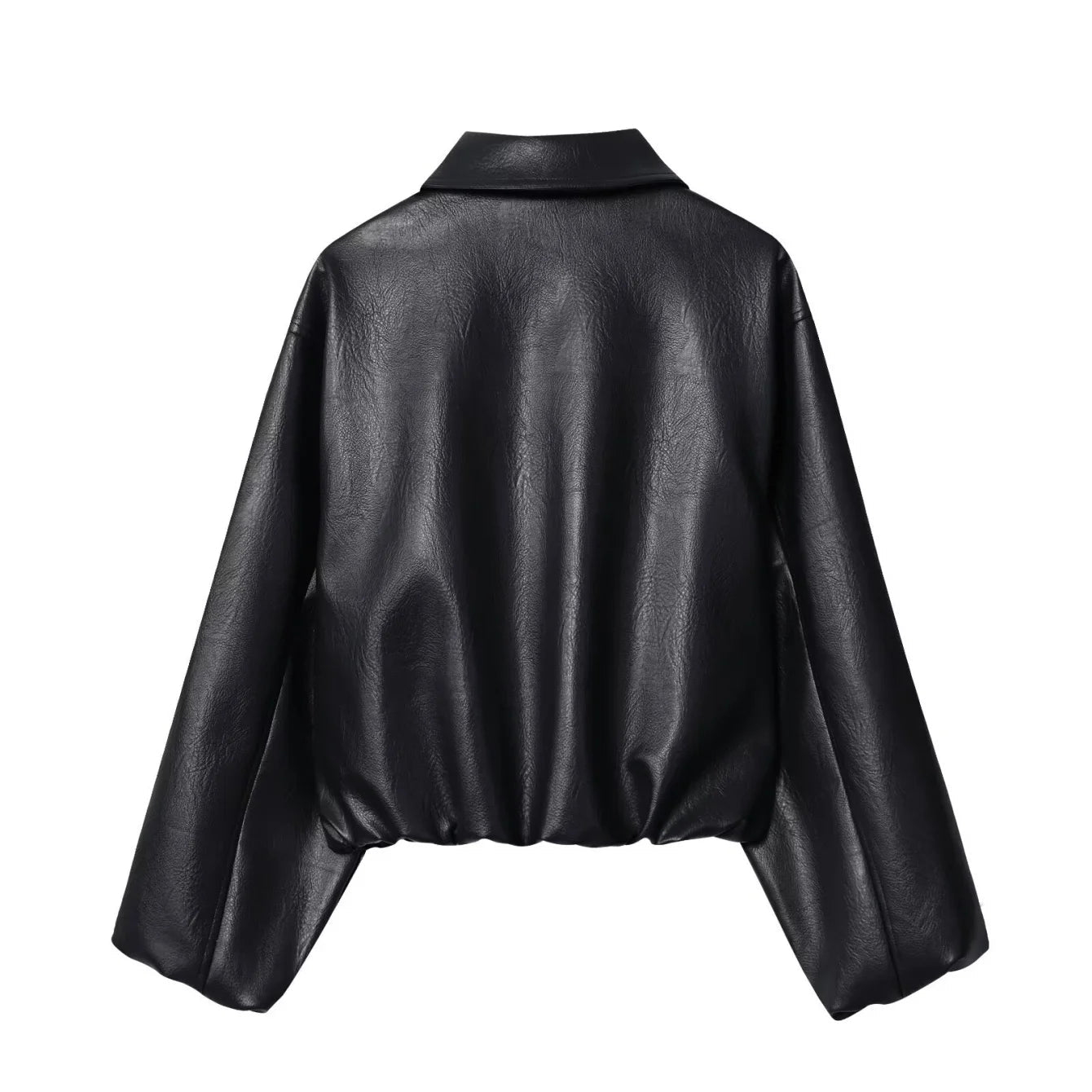 SOERA Jenny Faux Leather Bomber Jacket - Coats & Jackets - 1005009936813673-;Tn1765284569265948853 Coffee L