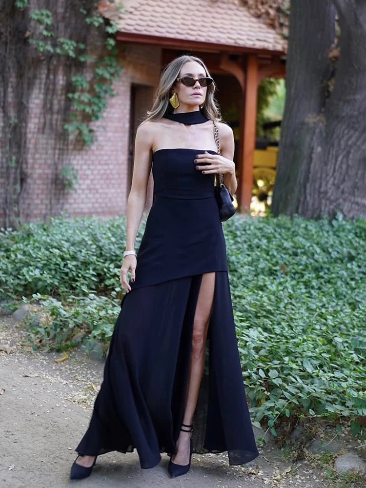 SOERA Astoria Strapless Bodice Maxi Dress - Dress -  Black S