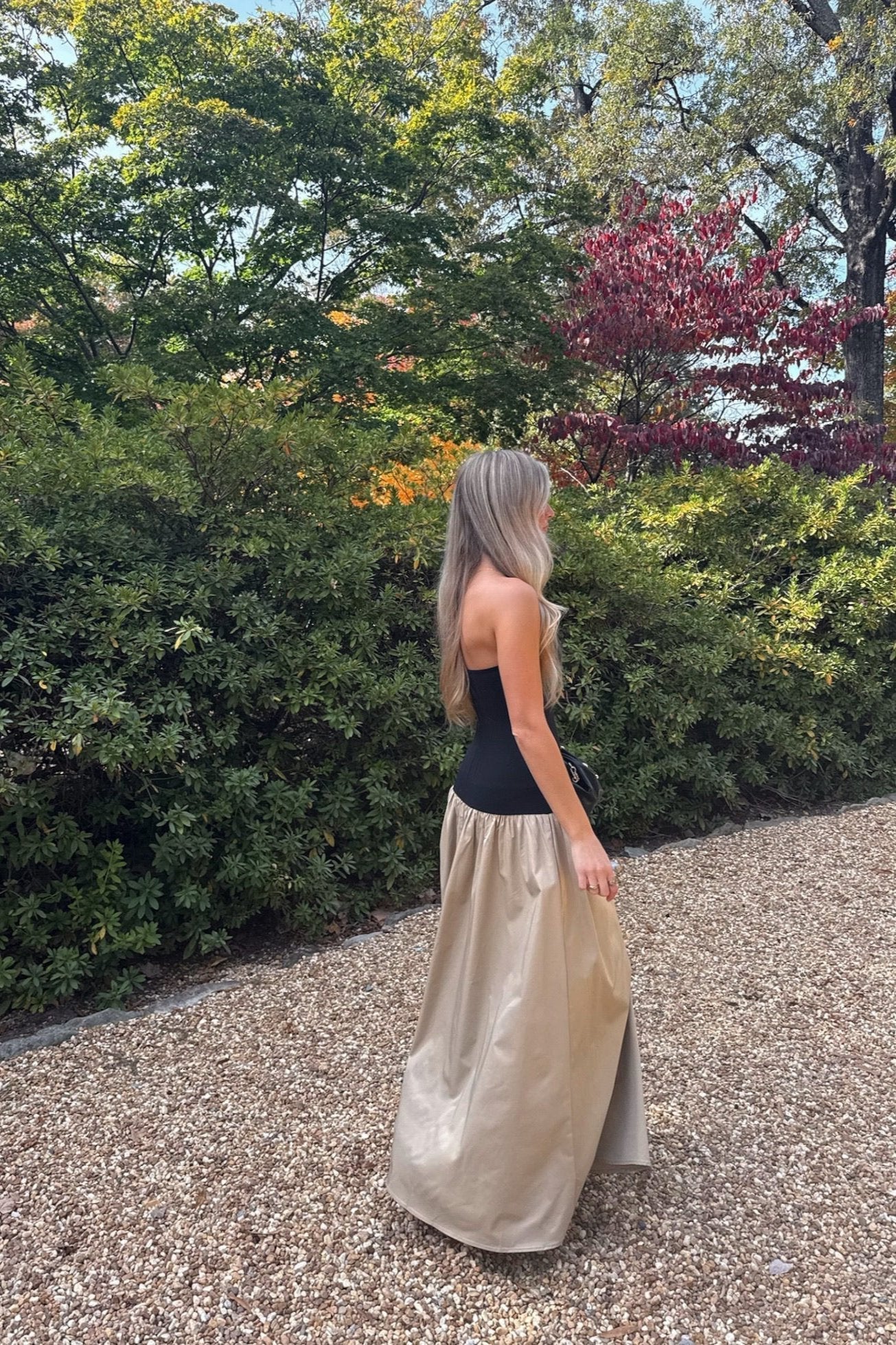 SOERA Sienna Contrast Honor Maxi Dress - Dress - SOERA-284739-NEG-XS-19235 Beige Black XS