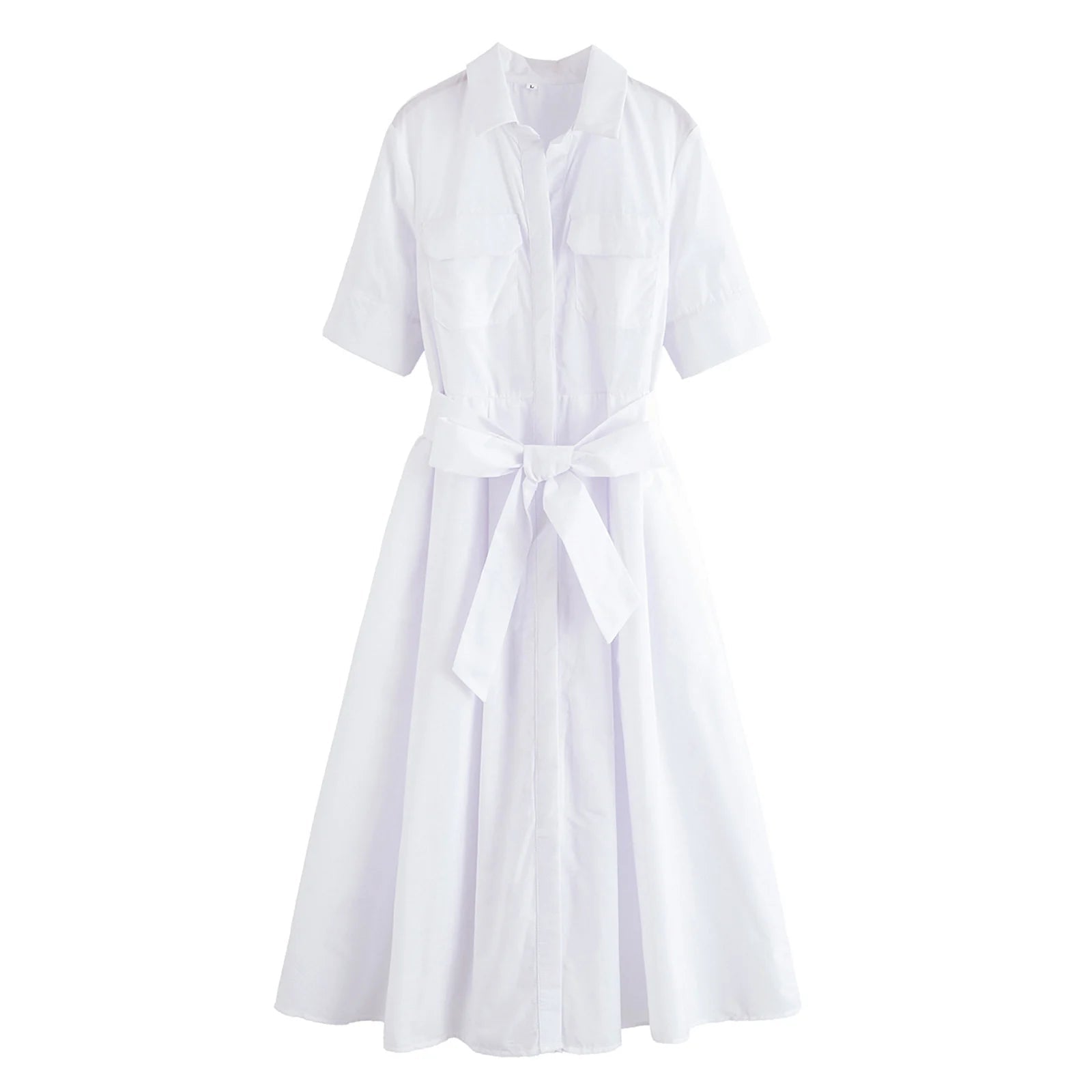 SOERA Ariane Belted Shirt Midi Dress - Dresses -  Pink XS