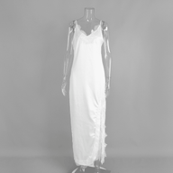 Ahlam Halter Lace Maxi Dress