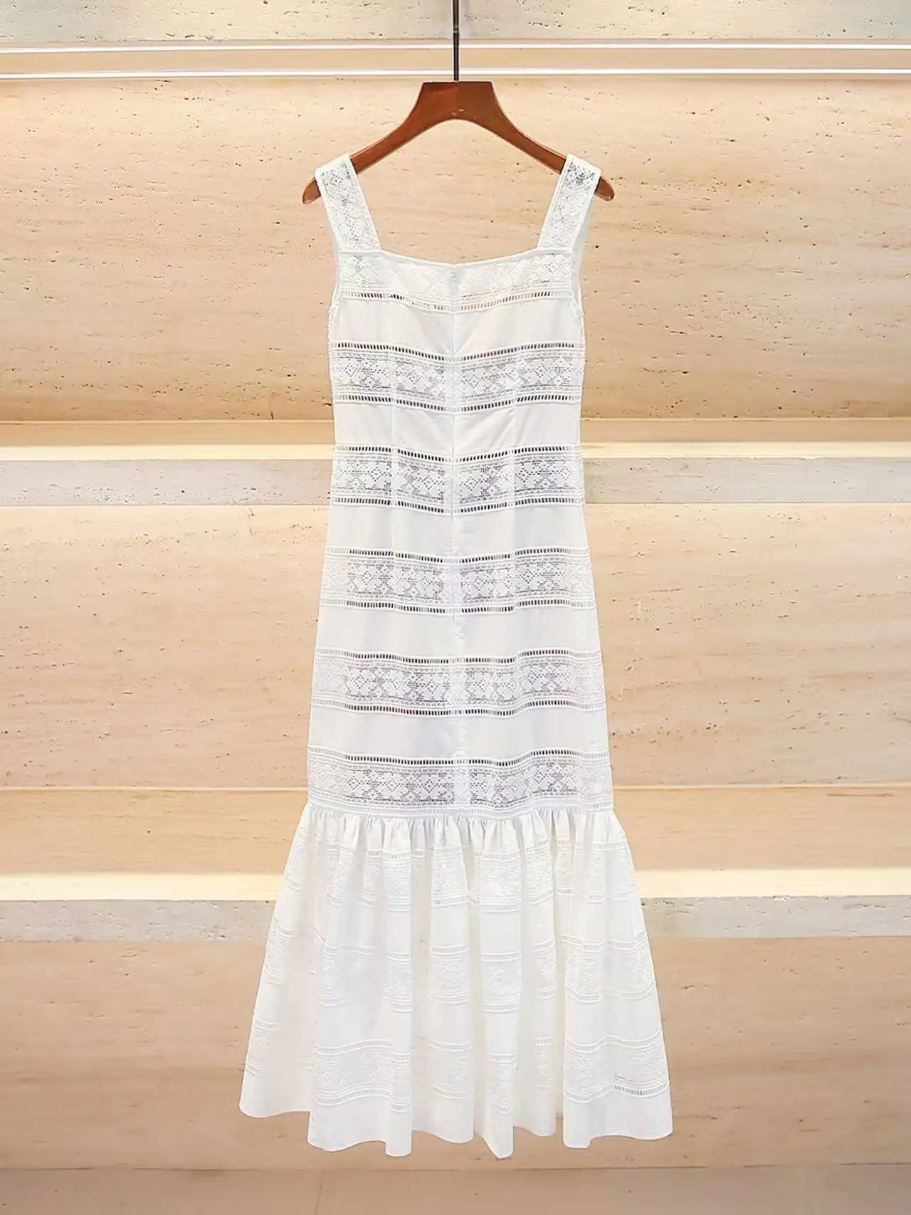 SOERA Celeste Embroidered Lace Fishtail Dress - Dresses -  XS