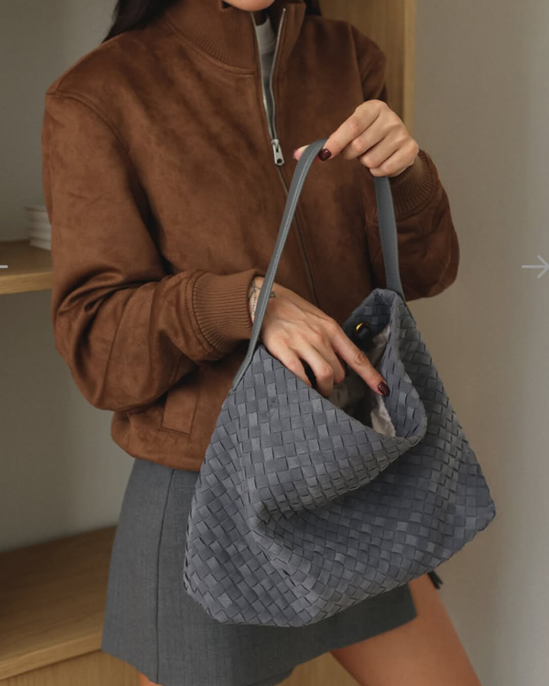 SOERA Chelsea Suede Tote Bag - Handbags - Soera-Chelsea-suede-tote-bag-handbag-Suede-Tote-Bag-Handbag/Coffee Coffee Regular